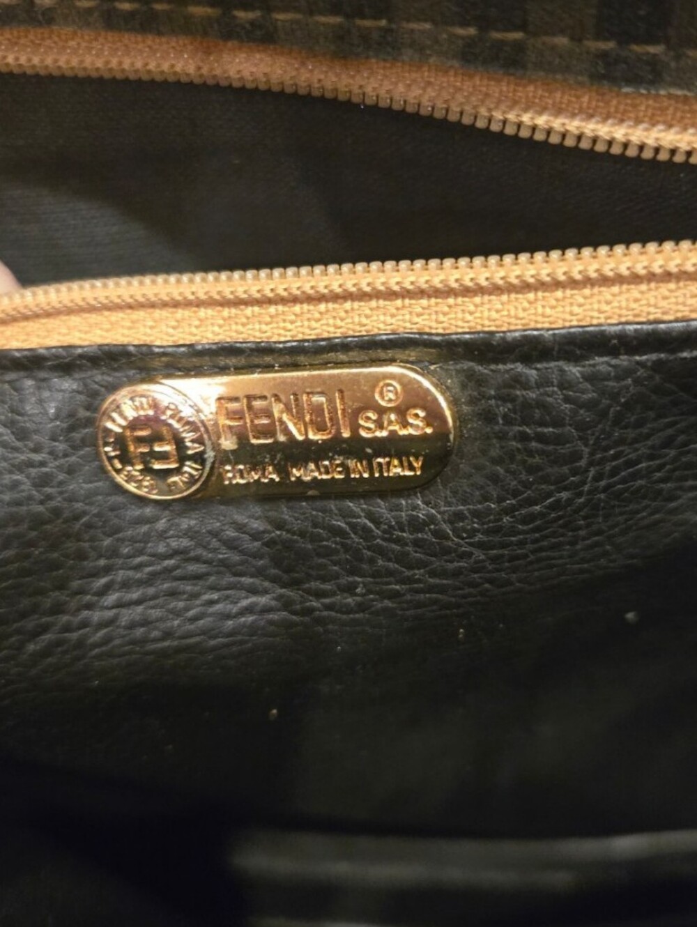 Vintage Fendi Striped Crossbody W/COA - Picture 7 of 11